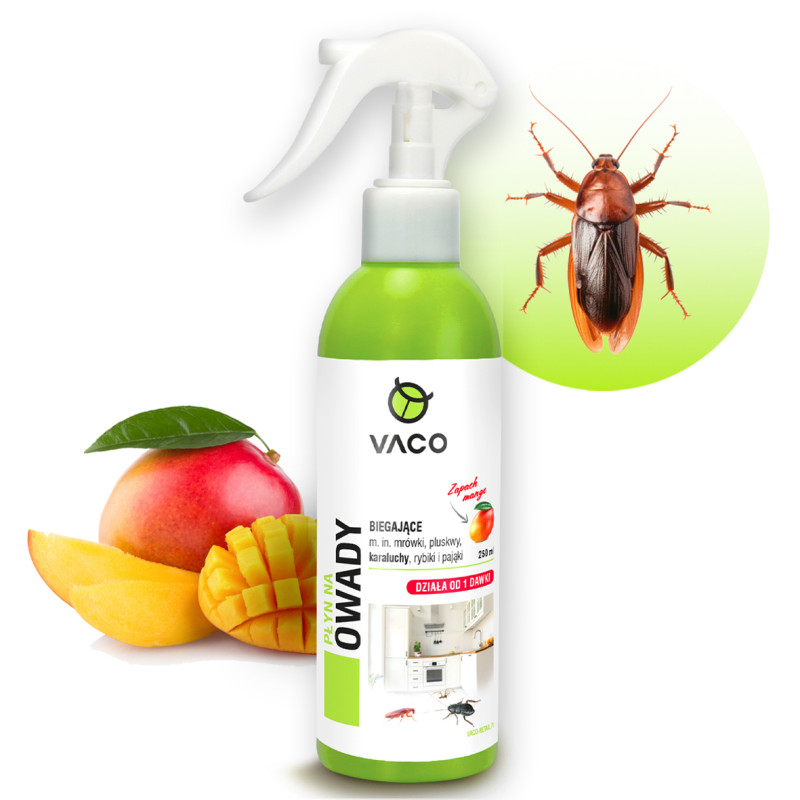 VACO Płyn na pluskwy, karaluchy i prusaki Mango 250 ml 5901821950534