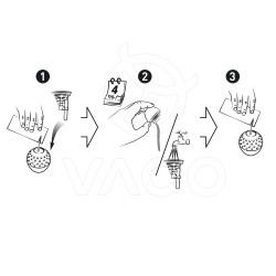 VACO ECO Pułapka na muszki owocówki - 1 szt. 5907596406627