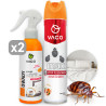 Zestaw ochronny na Pluskwy i Karaluchy i inne owady 2x płyn 250 ml + Spray 300 ml