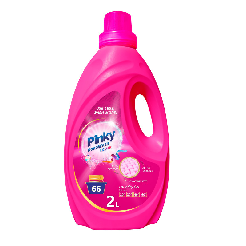 Żel do prania Kolor 2L 66 prań PINKY NanoWash Color 5901821954372