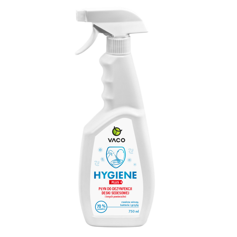 VACO Hygiene PLUS – Płyn do dezynfekcji toalet i innych powierzchni 750ml 5901821959704