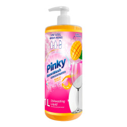 ZESTAW 2x Płyn do Mycia Naczyń Bubble Gum i Mango Koncentrat NanoWash Pinky