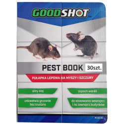 100x Lep na myszy szczury Ultra Mocny BIGsmart PestBook 31,5x21x1cm GOODSHOT 5901821954563