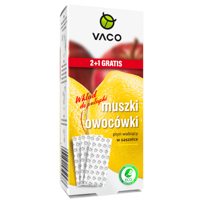 VACO ECO Wkład – Płyn do pułapki na muszki owocówki – 3 szt. 5901821950473