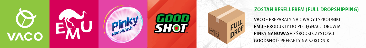 Zostań resellerem produktów VACO, GOODSHOT, EMU i Pinky